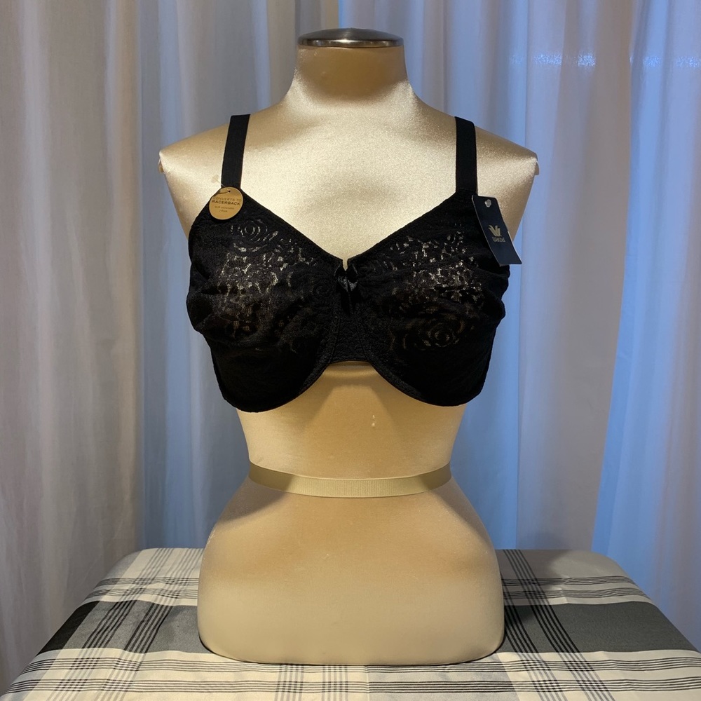WACOAL HALO LACE 38DDD BLACK NWT